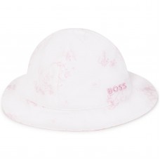 Hugo Boss Baby Girls Hat - White
